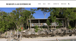 Desktop Screenshot of maratuaguesthouse.com