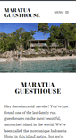 Mobile Screenshot of maratuaguesthouse.com